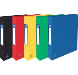 Elba boîte de classement Oxford Top File+ dos de 4 cm, couleurs assorties