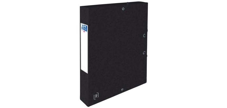 Boîte de classement à élastique Oxford Top File+ A4 40mm noir