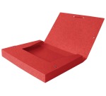 Oxford Top File+ A4 40mm red elasticated filing box