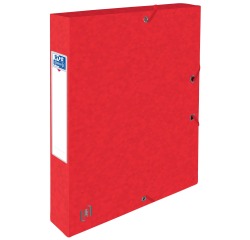 Elastobox Oxford Top File+ A4 40mm rood