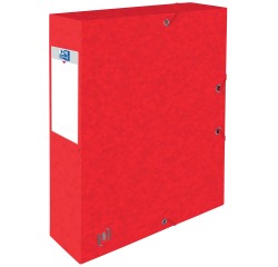 Elba boîte de classement Oxford Top File+ dos de 6 cm, rouge