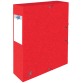 Elba elastobox Oxford Top File+ rug van 6 cm, rood