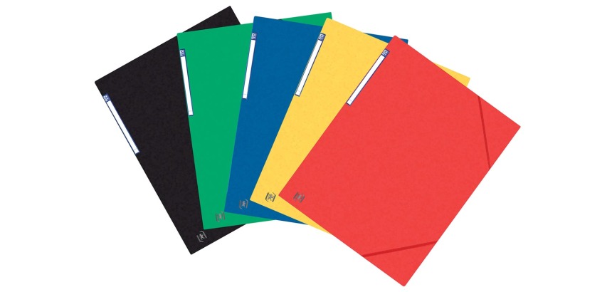 Oxford Top File+ farde à rabats, pour ft A3, couleurs assorties