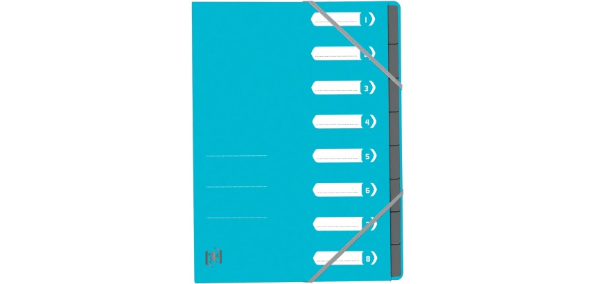 Trieur Top File+, A4, 8 compartiments
