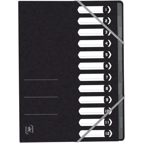 Trieur Top File+, A4, 12 compartiments