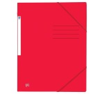 Oxford Top File+ chemise avec élastiques en carton, ft A4, rouge