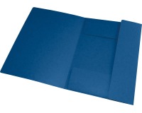 Chemise à élastique Oxford Top File+ A4 bleu foncé