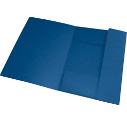 Chemise à élastique Oxford Top File+ A4 bleu foncé