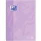 Oxford School Touch bloc spirale, ft A4+, 160 pages, quadrillé 5 mm, violet pastel
