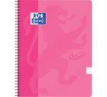Spiraalblok Oxford Touch A4 ruit 5mm 70vel roze