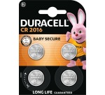 Duracell knoopcel Specialty Electronics CR2016, blister van 4 stuks