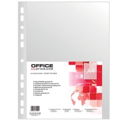 OFFICE products showtas, gekorreld, A4, 45 microns, pak van 100 stuks