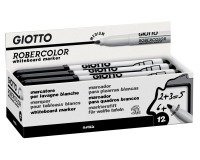 Giotto Robercolor whiteboardmarker, medium, ronde punt, zwart