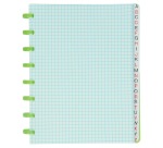 Atoma notebook, A5, transparent, 5 mm squared