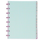 Atoma notebook, A5, transparent, 5 mm squared