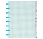 Atoma notebook, A5, transparent, 5 mm squared