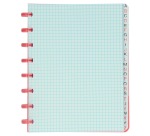 Atoma notebook, A5, transparent, 5 mm squared