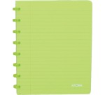 Atoma Trendy schrift, ft A5, 144 bladzijden, gelijnd, transparant groen