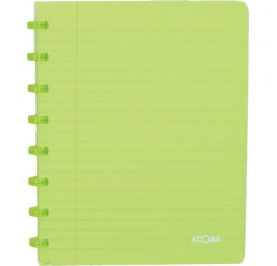 Atoma Trendy cahier, ft A5, 144 pages, ligné, transparant groen