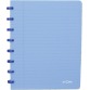 Atoma Trendy cahier A5 - 144 pages - ligné - bleu transparent