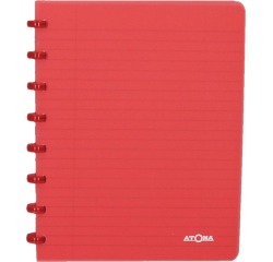Atoma Trendy schrift, ft A5, 144 bladzijden, gelijnd, transparant rood