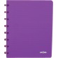 Atoma Trendy cahier, ft A5, 144 pages, ligné, transparant paars