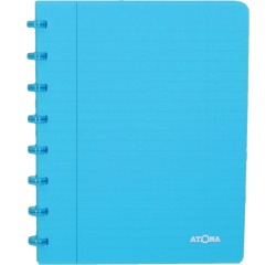 Atoma Trendy cahier, ft A5, 144 pages, ligné, transparant turkoois