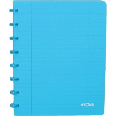 Atoma Trendy cahier, ft A5, 144 pages, ligné, transparant turkoois