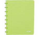 Atoma Trendy cahier, ft A5, 144 pages, quadrillé 5 mm, transparant groen