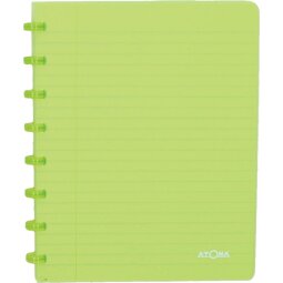 Atoma Trendy cahier, ft A5, 144 pages, quadrillé 5 mm, transparant groen
