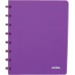 Atoma Trendy cahier, ft A5, 144 pages, quadrillé 5 mm, transparant paars