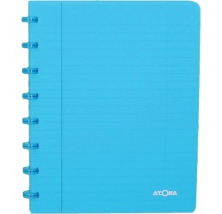 Atoma Trendy cahier, ft A5, 144 pages, quadrillé 5 mm, transparant turkoois