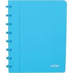 Atoma Trendy cahier, ft A5, 144 pages, quadrillé 5 mm, transparant turkoois