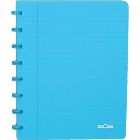 Atoma Trendy cahier, ft A5, 144 pages, quadrillé 5 mm, transparant turkoois