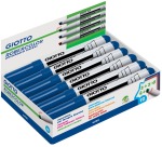 Giotto Robercolor marqueur pour tableaux blancs maxi, pointe biseautée, bleu