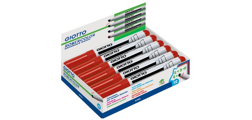 Giotto Robercolor whiteboardmarker maxi, schuine punt, rood