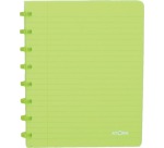 Atoma Trendy schrift, ft A5, 144 bladzijden, commercieel geruit, transparant groen