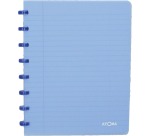 Atoma Trendy cahier, ft A5, 144 pages, commercieel quadrillé, transparant blauw