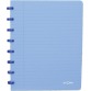 Atoma Trendy cahier, ft A5, 144 pages, commercieel quadrillé, transparant blauw