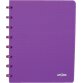 Atoma Trendy cahier, ft A5, 144 pages, commercieel quadrillé, transparant paars