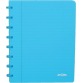 Atoma Trendy cahier, ft A5, 144 pages, commercieel quadrillé, transparant turkoois