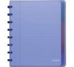 Cahier anneaux avec intercalaires Atoma Trendy 16,5 x 21 cm - ligné - 120 pages