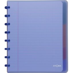 Atoma Trendy cahier avec 6 intercalaires A5+ -120 pages - ligné - couleurs assorties