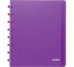 Cahier anneaux avec intercalaires Atoma Trendy 16,5 x 21 cm - ligné - 120 pages