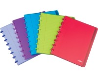Cahier anneaux avec intercalaires Atoma Trendy 16,5 x 21 cm - ligné - 120 pages
