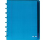 Atoma Trendy schrift, ft A5+, 120 bladzijden, geruit 5 mm, met 6 tabbladen, in geassorteerde kleuren