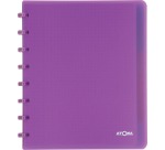 Atoma Trendy schrift, ft A5+, 120 bladzijden, geruit 5 mm, met 6 tabbladen, in geassorteerde kleuren