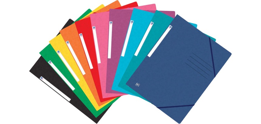 Oxford Top File+ farde à rabats, pour ft A4, couleurs assorties