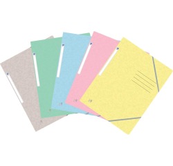 Oxford Top File+ farde à rabats, pour ft A4, couleurs pastel assorties