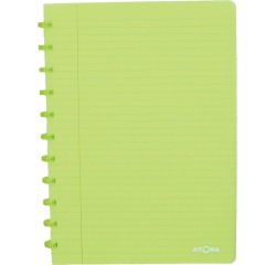 Atoma Trendy cahier, ft A4, 144 pages, ligné, transparant groen